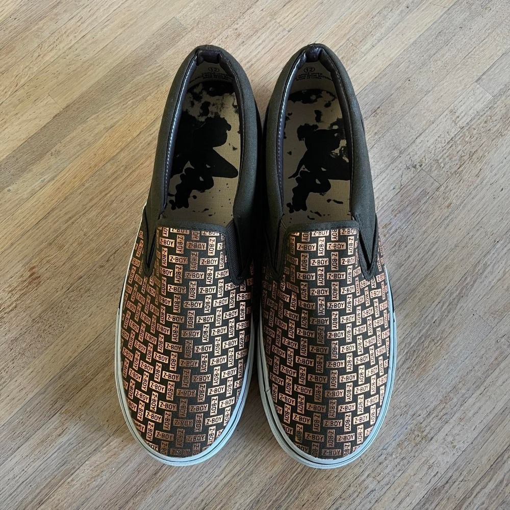 Vtg Y2K NIB Jay Adams Z-Boy Dogtown Slip On Brown Metallic Skate Shoes Men's 12‎ - Picture 2 of 8